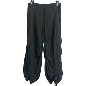 UNIF Women Pants Ruched Bottom in Black size 27